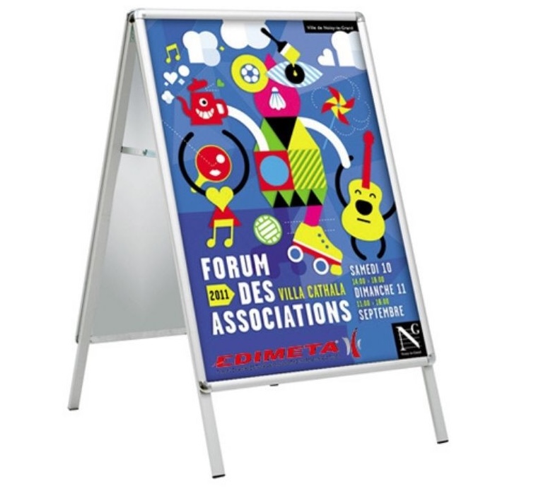 PLV extérieur stop-trottoir