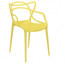 Chaise design polypropylène jaune Arbuze