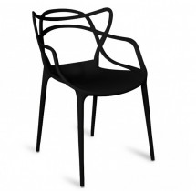 Chaise design polypropylène noir Arbuze