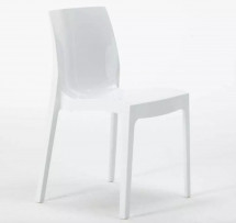 Chaise polycarbonate brillante SUZA