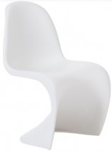 Chaise polypropylène blanc mat Focus