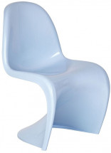 Chaise polypropylène bleu clair Focus