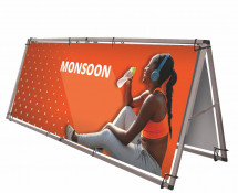 Chevalet MONSOON – Support d’affichage extérieur