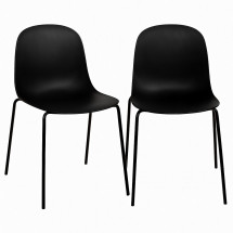 Lot de 2 Chaises LOZA – Design Moderne, Confort Professionnel