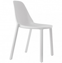 Lot de 6 chaises technopolymère blanc Kling