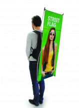 Sac à dos street marketing X-banner