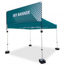 Sky Banner pour tente publicitaire ZOOM 3×3 – Visibilité maximale