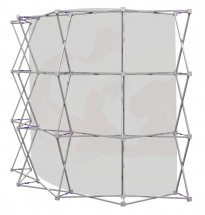 Structure stand parapluie 3x3 courbe textile Hop Up