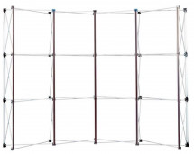 Structure stand parapluie IMPACT courbe PVC