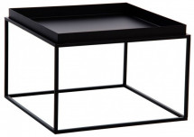 Table basse carrée métal noir Phong