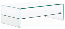 Table basse verre trempé transparent Chan 110