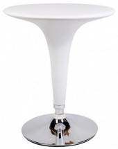 Table haute blanc Keiko 60