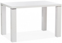 Table rectangulaire bois blanc Ena 120