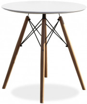 Table ronde bois blanc Wako 60