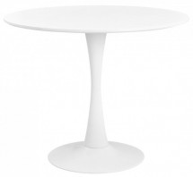 Table ronde tulipe bois blanc Sung 100