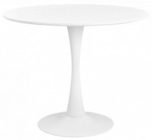 Table ronde tulipe bois blanc Sung 80